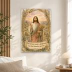Lord of the Harvest Canvas Wall Art - Christian Wall Art, scale reference