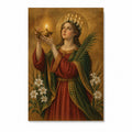 Lucia Lucis Canvas Wall Art - Catholic Wall Art, front view