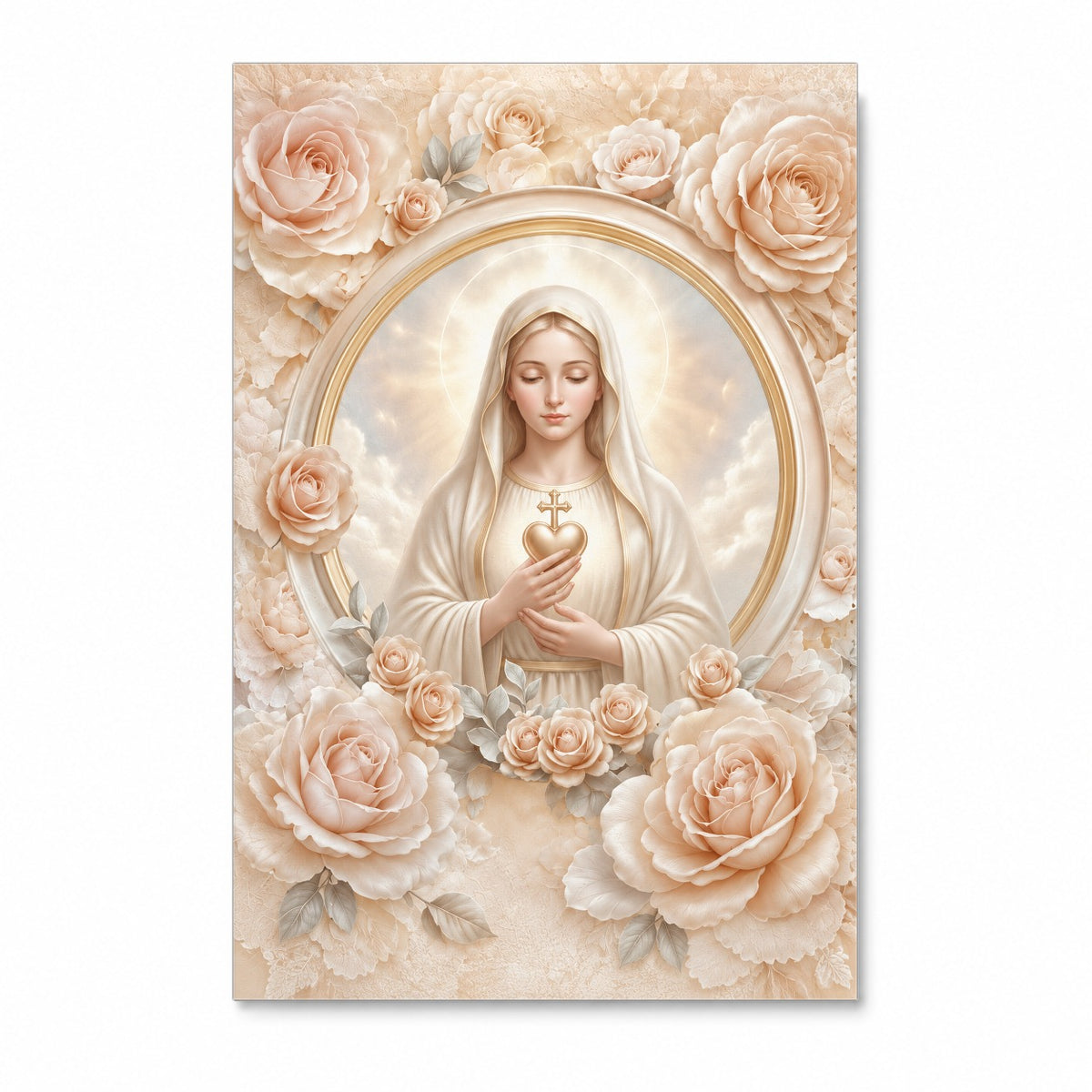 Lumen Canvas Wall Art - Catholic Wall Art, front view
