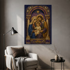 Lumen Familiae Canvas Wall Art - Catholic Wall Art, styled in the home