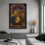 Lumen Familiae Canvas Wall Art - Catholic Wall Art, hanging display