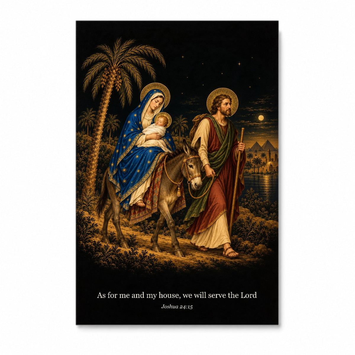 Lumen Familiae III Canvas Wall Art - Catholic Wall Art, front view