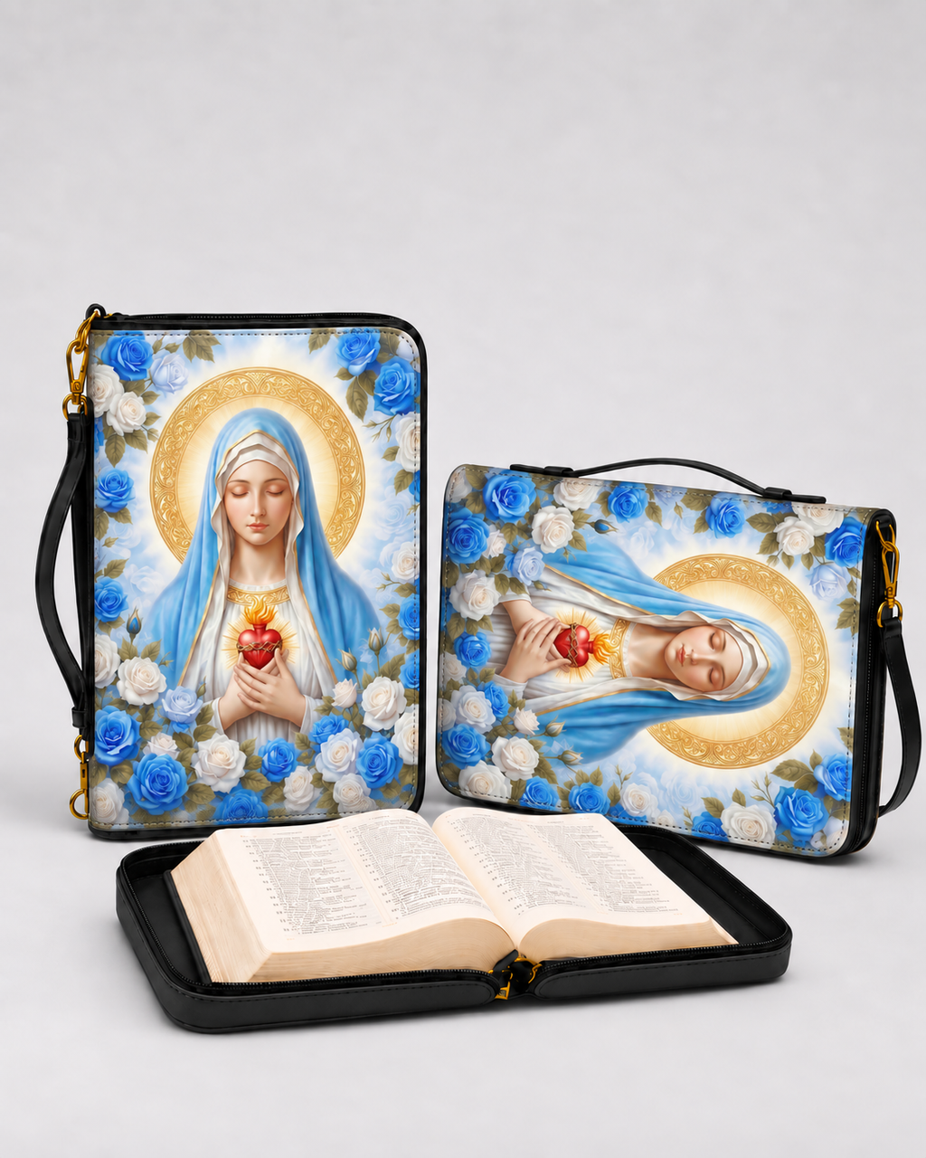Lumina Bible Cover - Leather Bible Cover, detail view