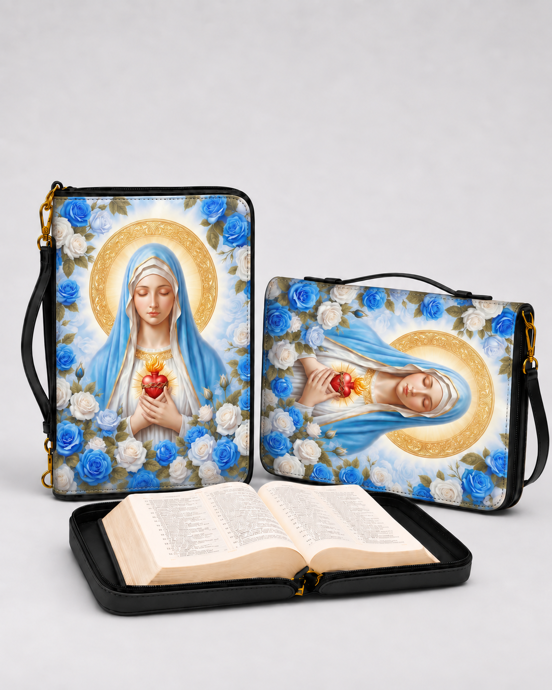 Lumina Bible Cover - Leather Bible Cover, detail view