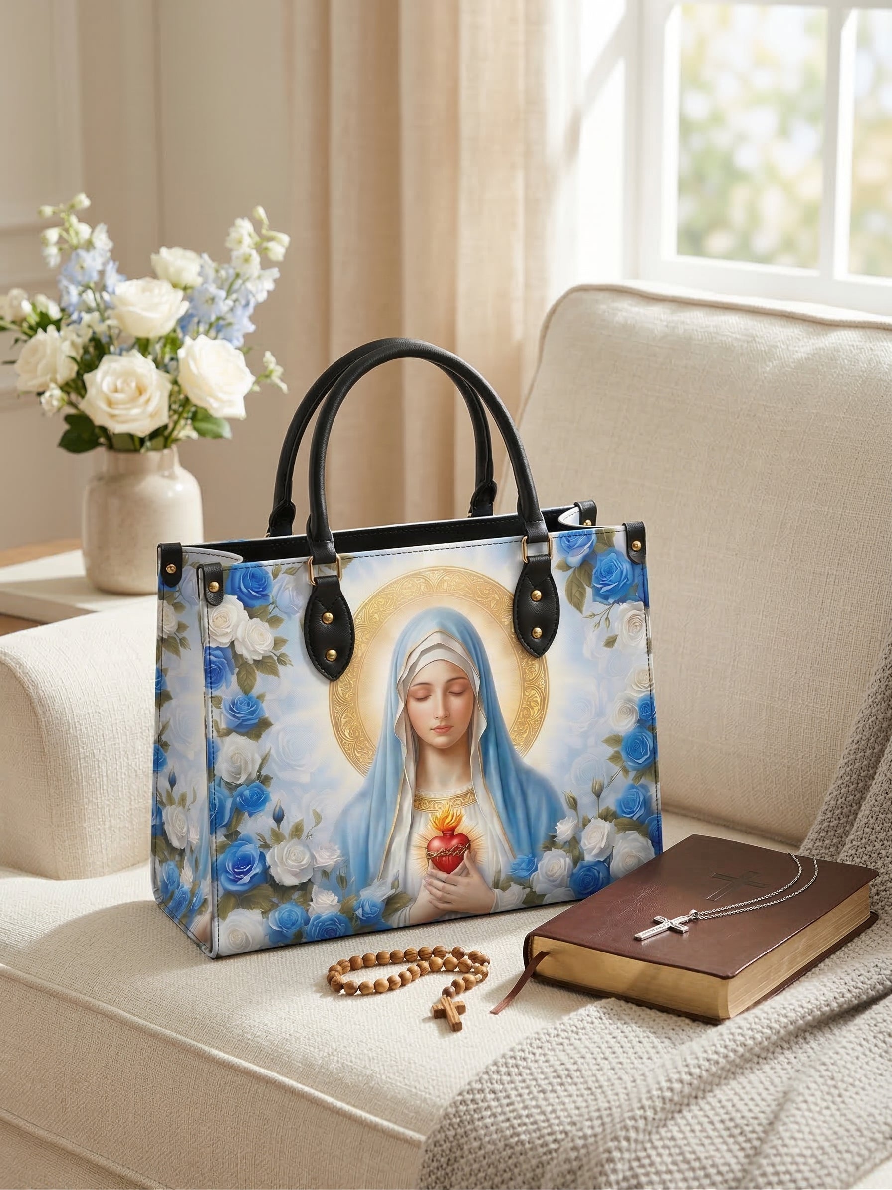 "Lumina" Leather Handbag
