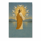 Lux Mundi Canvas Wall Art - Catholic Wall Art, front view