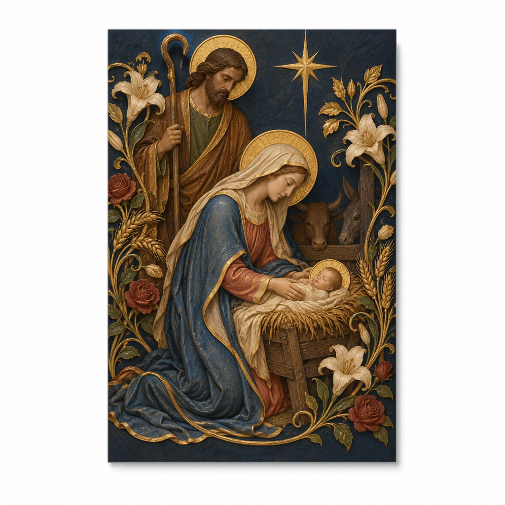 Lux Mundi III Canvas Wall Art - Catholic Wall Art, front view