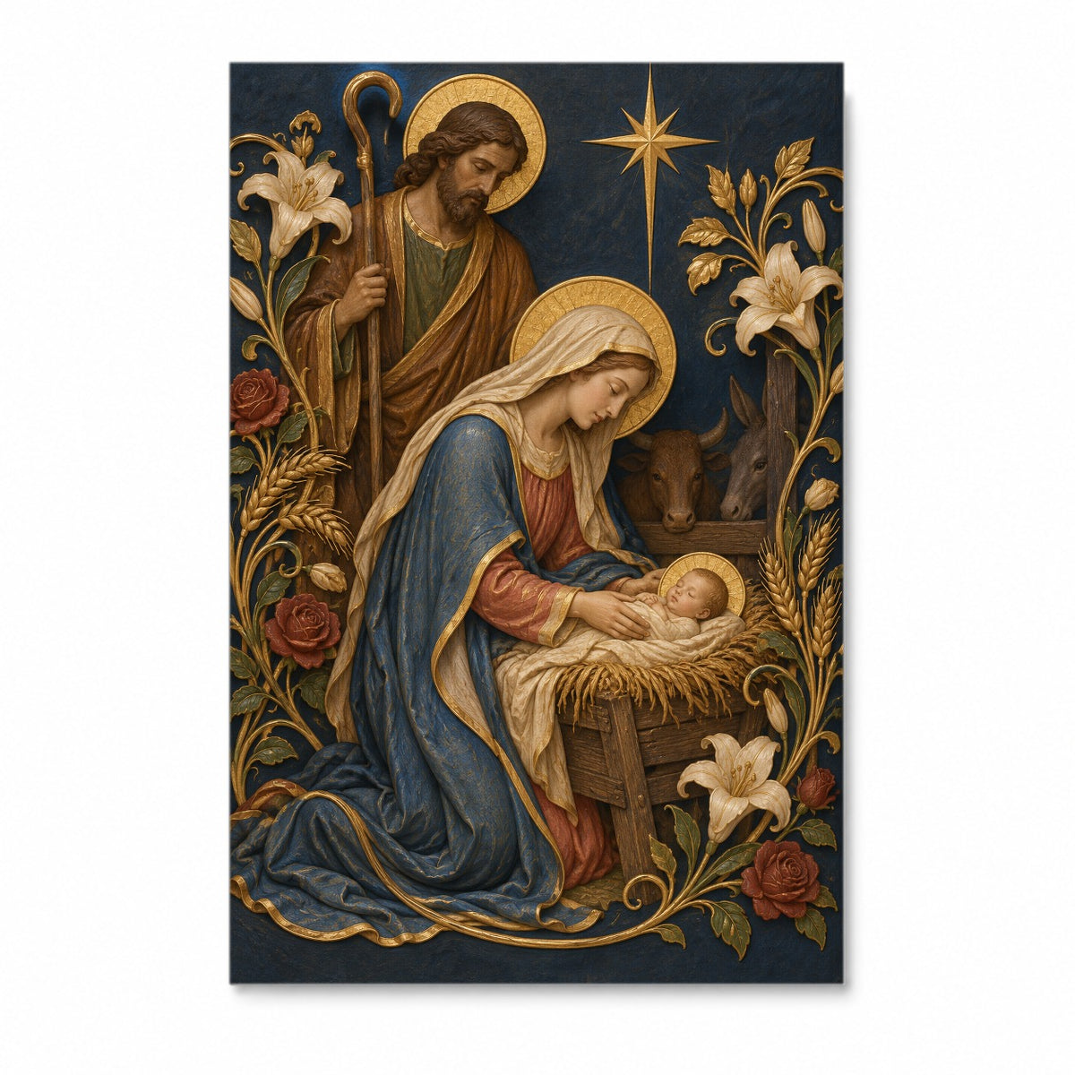 Lux Mundi III Canvas Wall Art - Catholic Wall Art, front view
