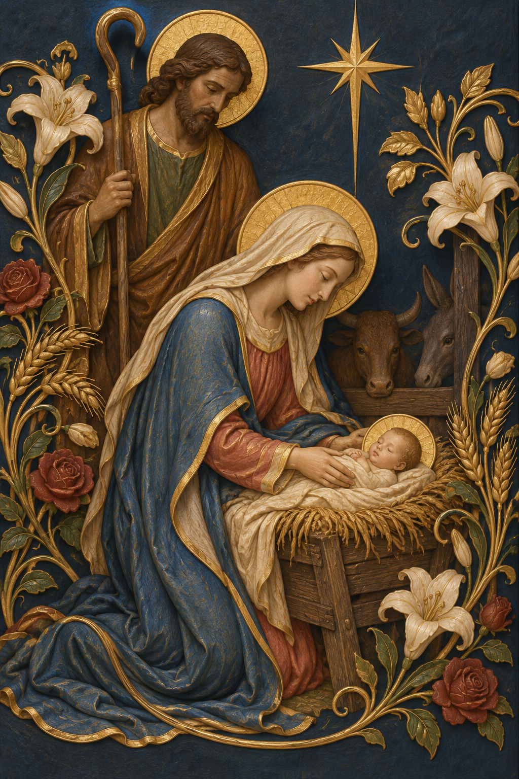 Lux Mundi III Canvas Wall Art - Catholic Wall Art, lifestyle scene