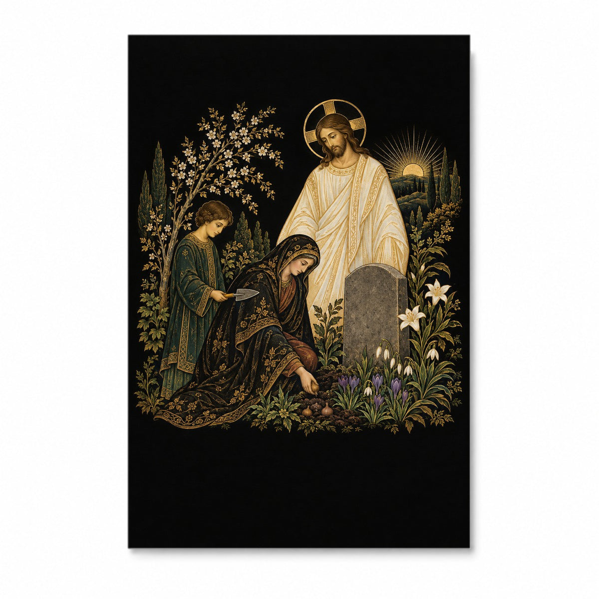 Lux Paschalis Canvas Wall Art - Catholic Wall Art, front view