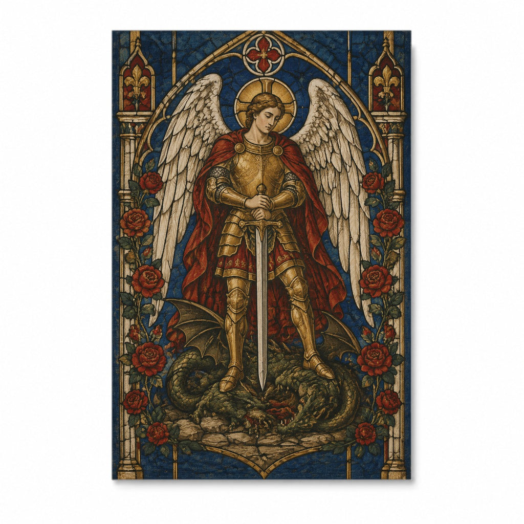 Lux Sanctorum III Canvas Wall Art - Catholic Wall Art, front view