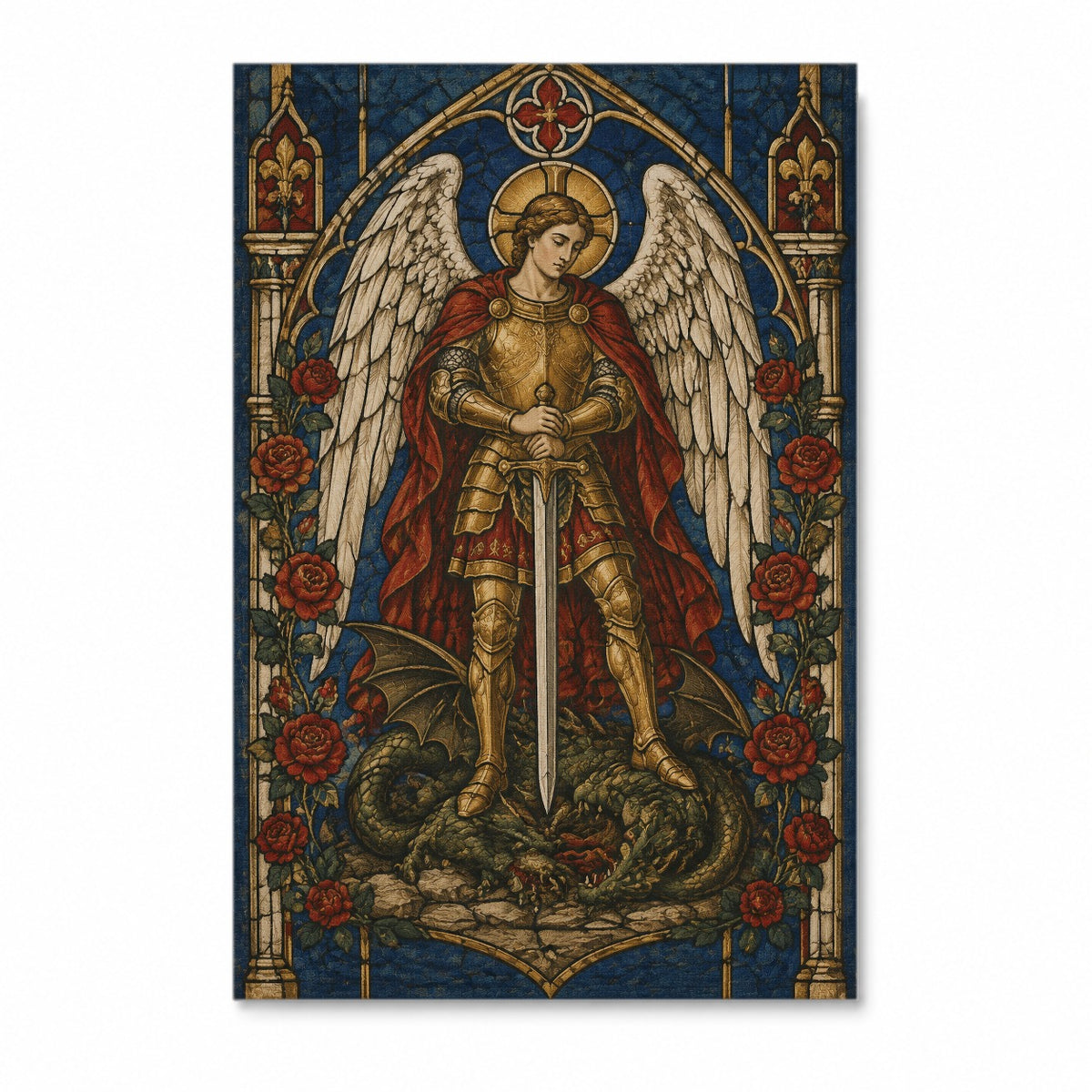 Lux Sanctorum III Canvas Wall Art - Catholic Wall Art, front view