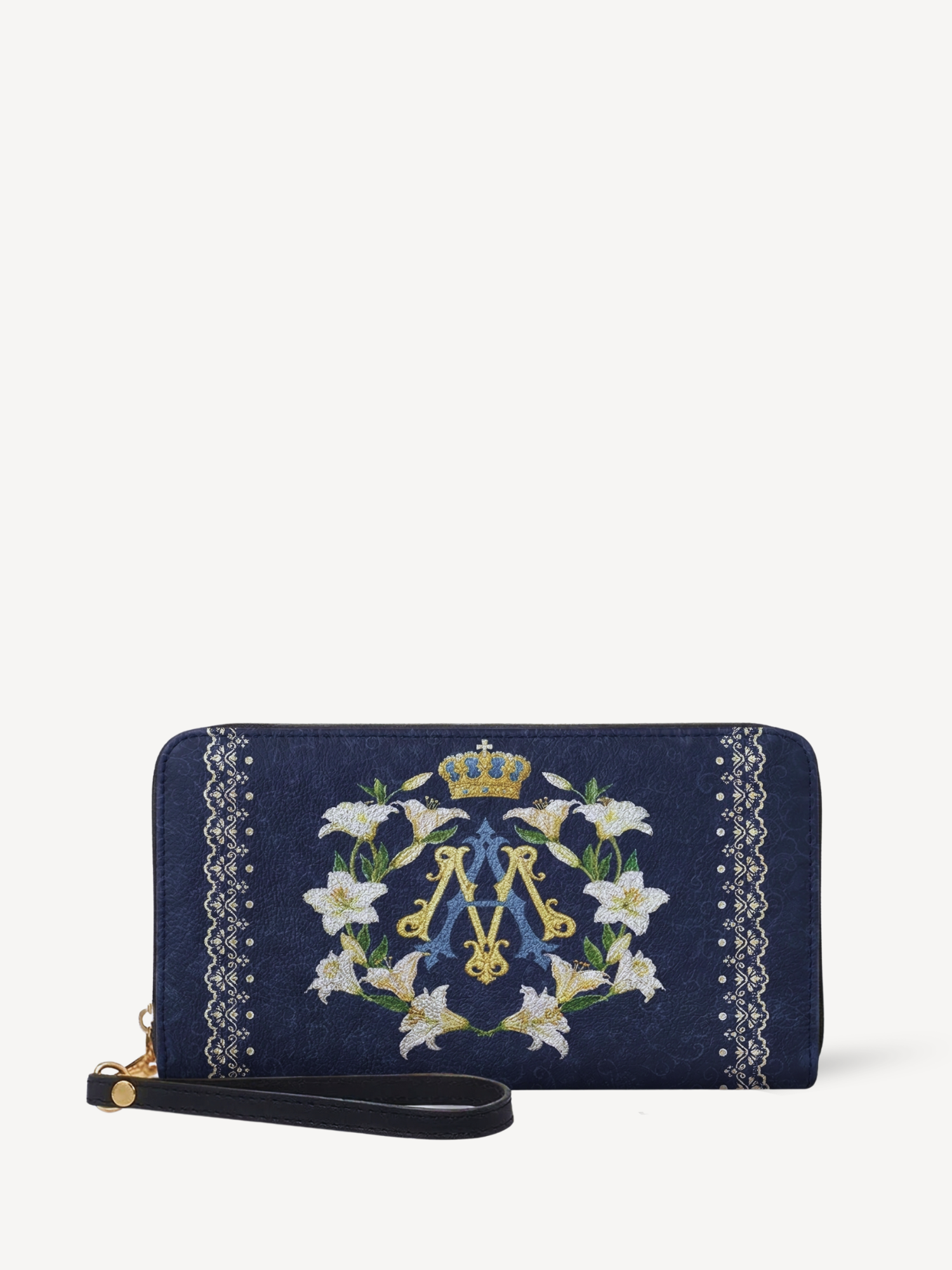 "Lilium Mariae" Leather Wallet