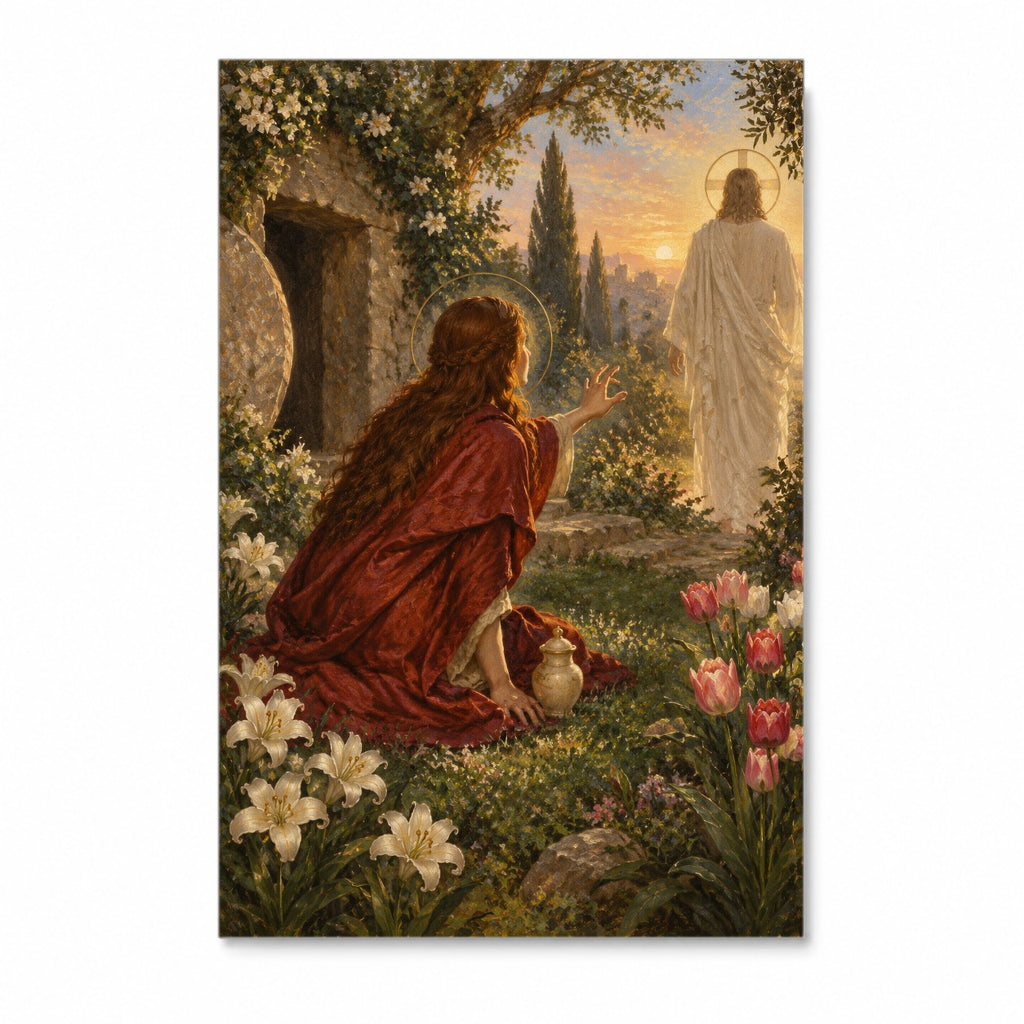 Magdalena Horti Canvas Wall Art - Catholic Wall Art, front view