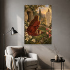 Magdalena Horti Canvas Wall Art - Catholic Wall Art, styled in the home