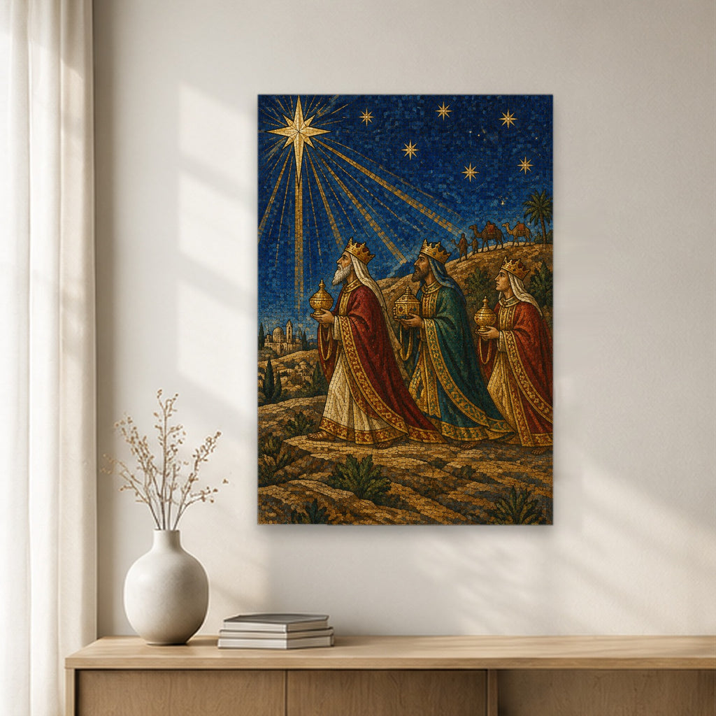 Magi ab Oriente Canvas Wall Art - Catholic Wall Art, gift presentation
