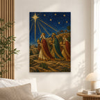 Magi ab Oriente Canvas Wall Art - Catholic Wall Art, alternate angle