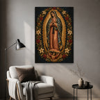 Manto Celeste II Canvas Wall Art - Catholic Wall Art, styled in the home