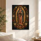 Manto Celeste II Canvas Wall Art - Catholic Wall Art, alternate angle
