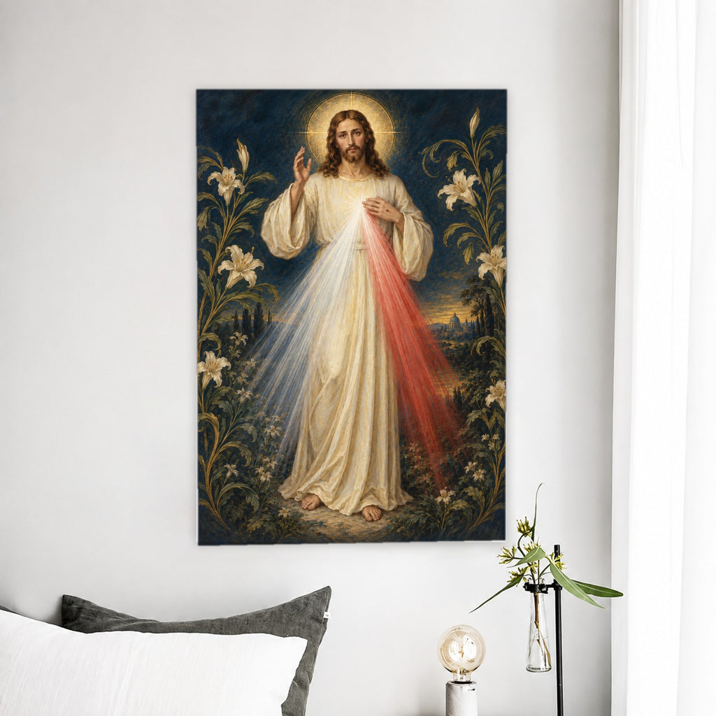 Manus Benedicens II Canvas Wall Art - Catholic Wall Art, detail view