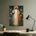 Manus Benedicens II Canvas Wall Art - Catholic Wall Art, close-up of the print