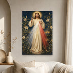 Manus Benedicens II Canvas Wall Art - Catholic Wall Art, scale reference