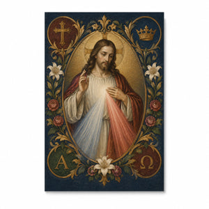 Manus Benedicens VI Canvas Wall Art - Catholic Wall Art, front view