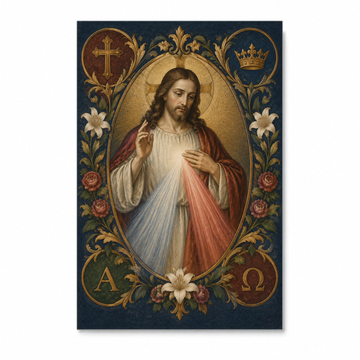 Manus Benedicens VI Canvas Wall Art - Catholic Wall Art, front view