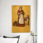 Martha Hospita Canvas Wall Art - Catholic Wall Art, detail view
