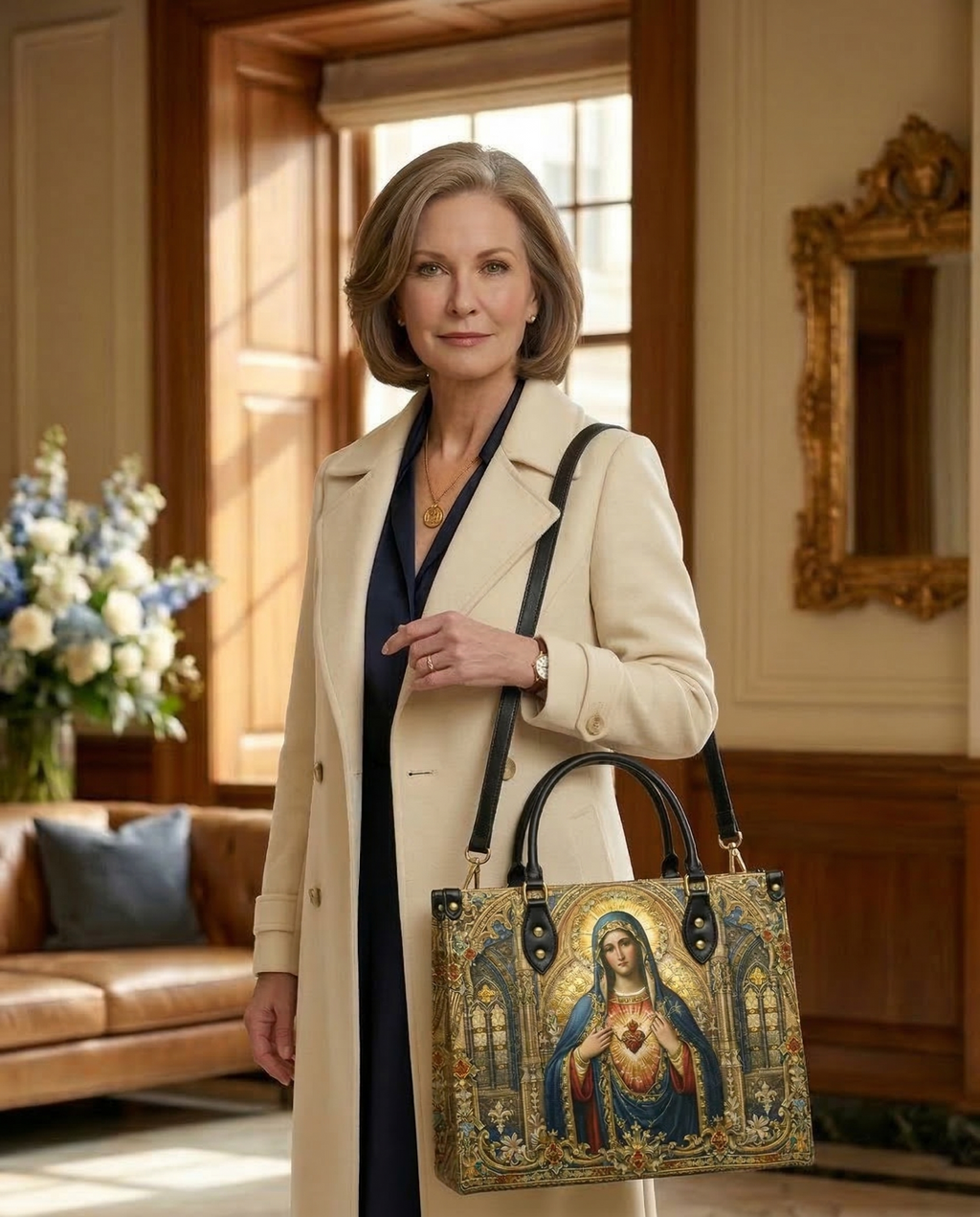 "Mater Amoris" Leather Handbag