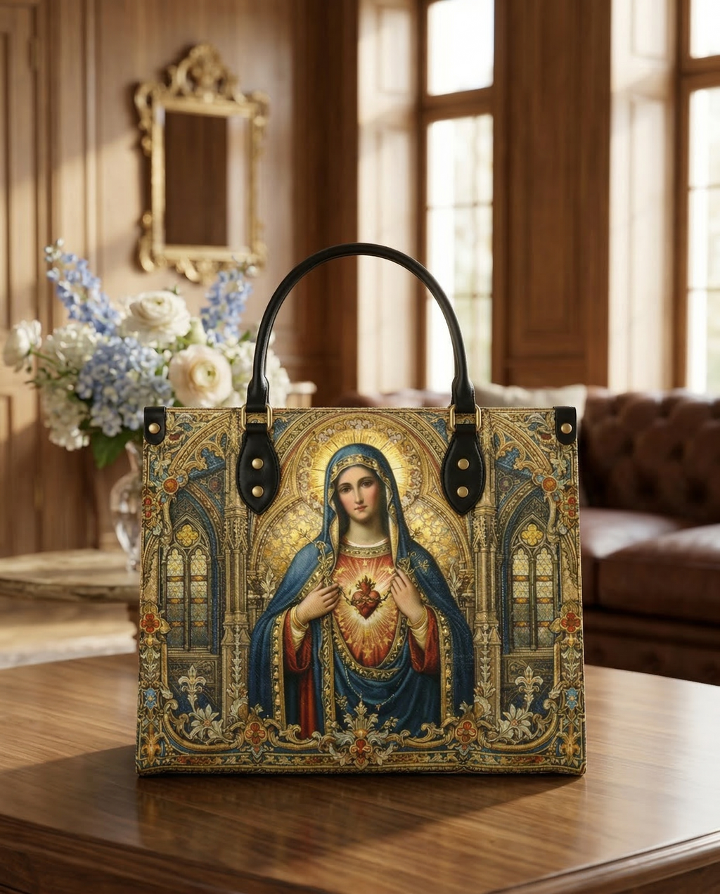 "Mater Amoris" Leather Handbag