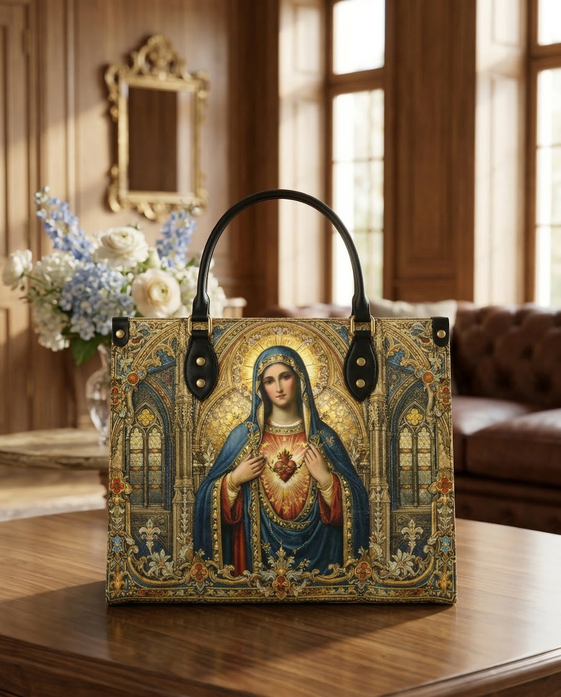 "Mater Amoris" Leather Handbag