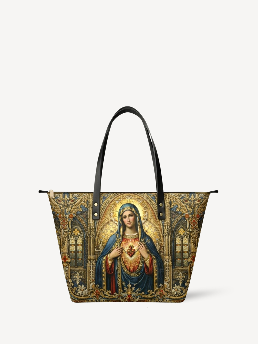 "Mater Amoris" Leather Tote Bag