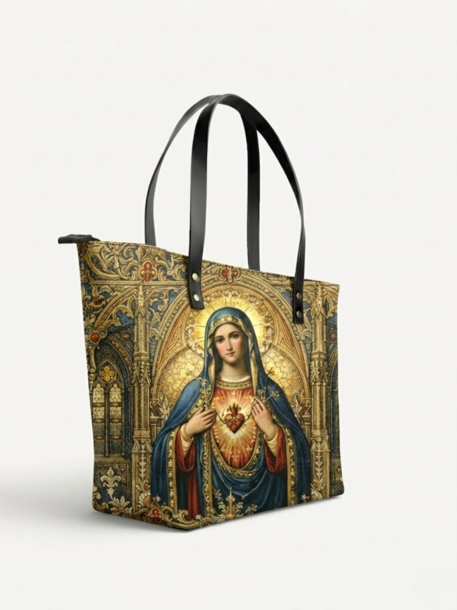 "Mater Amoris" Leather Tote Bag
