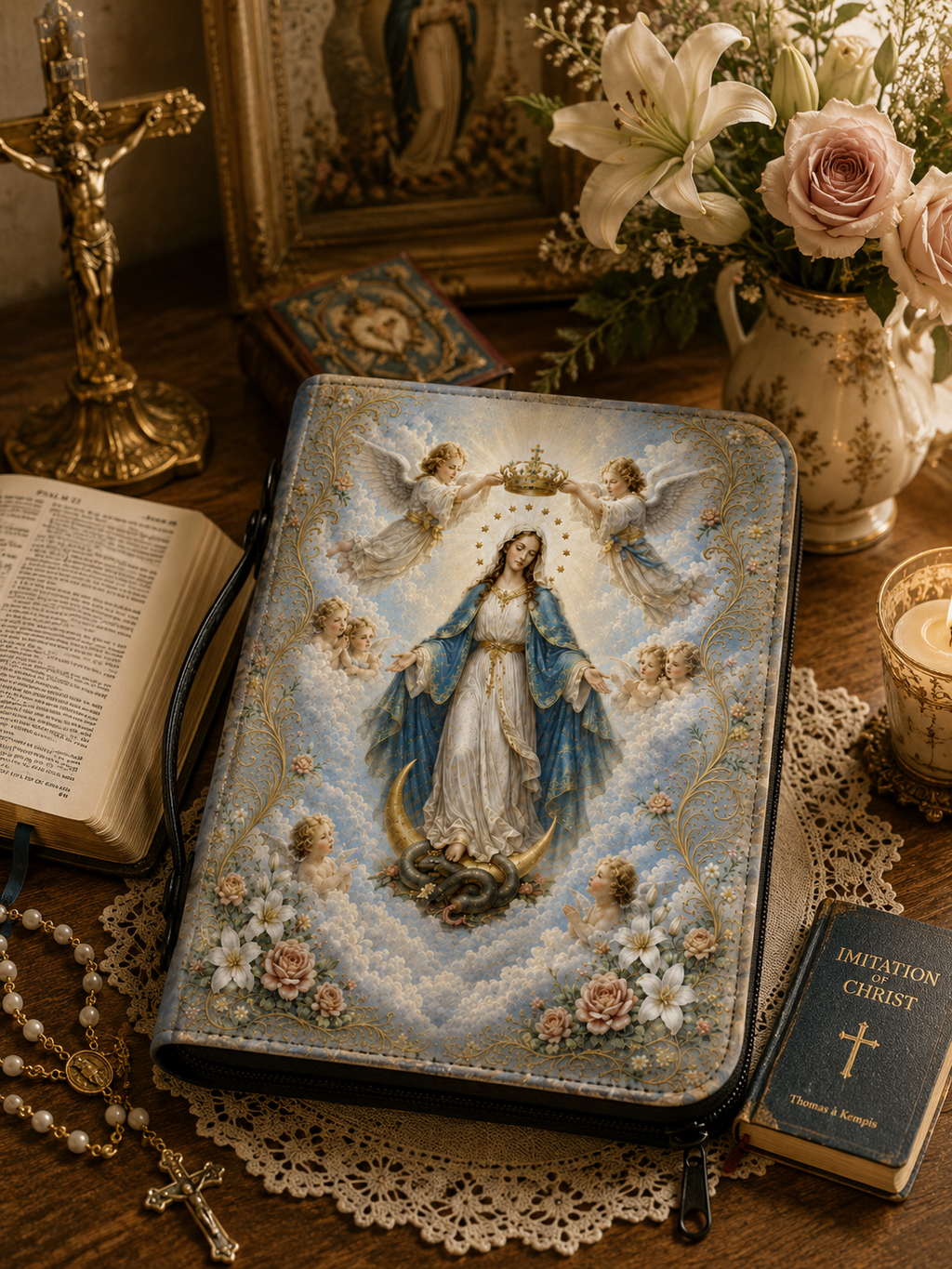 "Mater Caeli" Bible Cover - Catholic Bible Cover, View 2