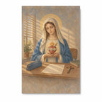 Mater Dolorosa Canvas Wall Art - Catholic Wall Art, front view