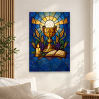 Meek and Humble of Heart – Modern Canvas Wall Art - Catholic Wall Art, alternate angle