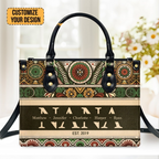 Mom/Nana Est Customized Leather Handbag