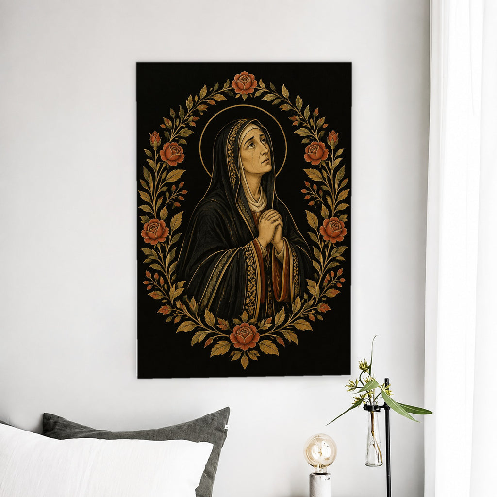 Monica Orans Canvas Wall Art - Catholic Wall Art, detail view