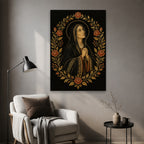 Monica Orans Canvas Wall Art - Catholic Wall Art, styled in the home