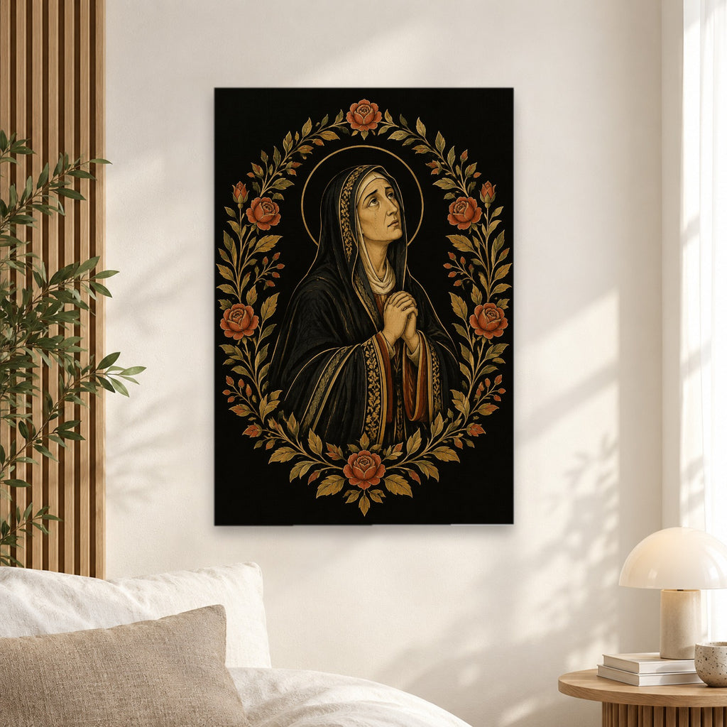 Monica Orans Canvas Wall Art - Catholic Wall Art, alternate angle