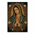 Morenita Aurea VI Canvas Wall Art - Catholic Wall Art, front view