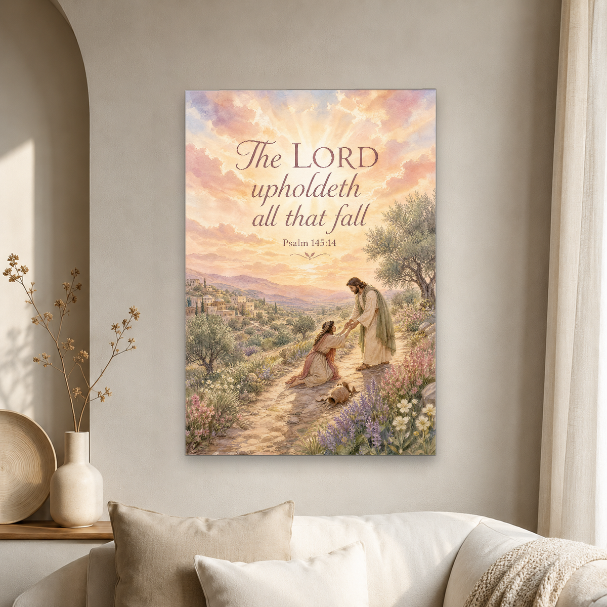 Morning of Mercy Canvas Wall Art - Christian Wall Art, gift presentation