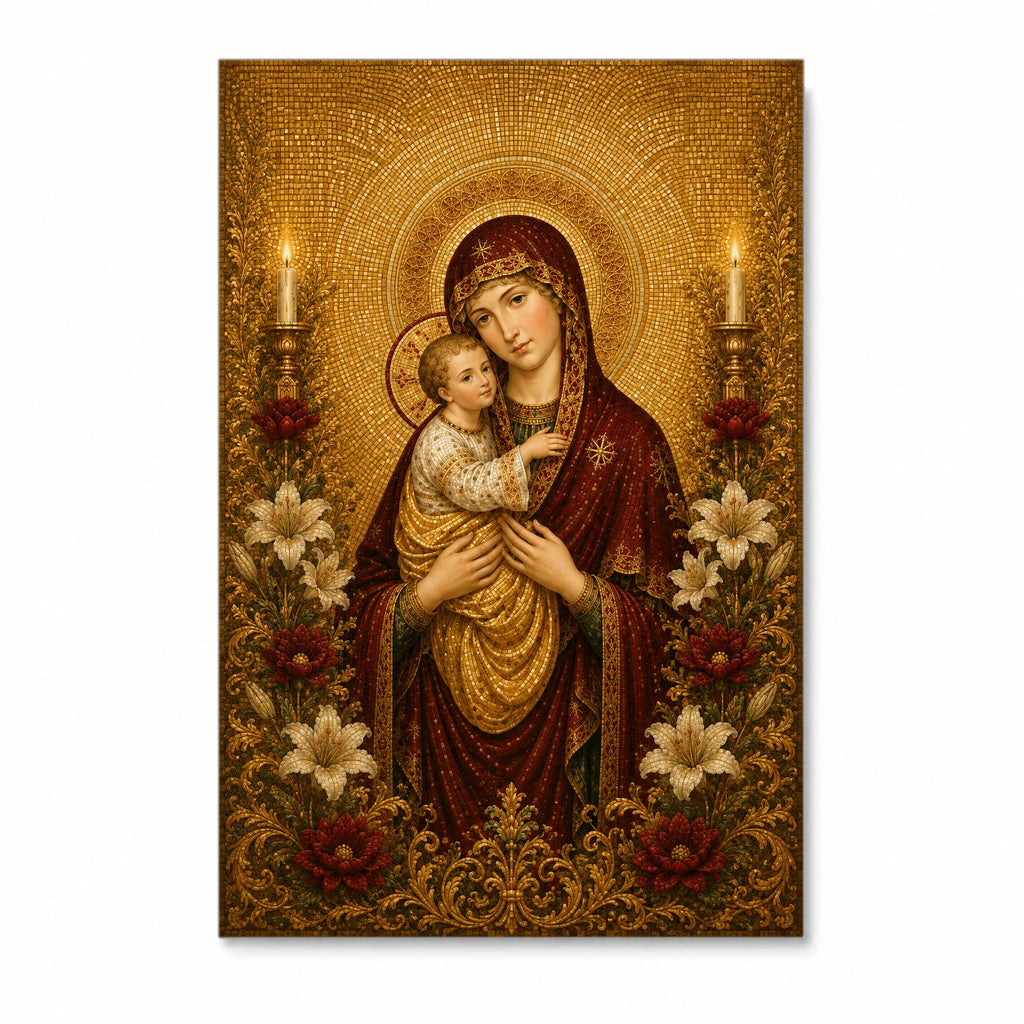 Mother of Divine Grace Canvas Wall Art - Catholic Wall Art, front view