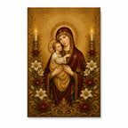 Mother of Divine Grace Canvas Wall Art - Catholic Wall Art, front view