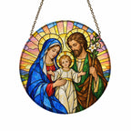 Nazareth Pax II Glass Suncatcher - Catholic Suncatcher, front view