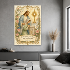 Never Alone at Adoration Canvas Wall Art - Christian Wall Art, styled in the home