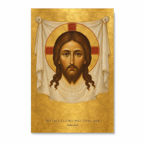 Not Made by Hands Canvas Wall Art - Catholic Wall Art, front view