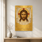 Not Made by Hands Canvas Wall Art - Catholic Wall Art, gift presentation