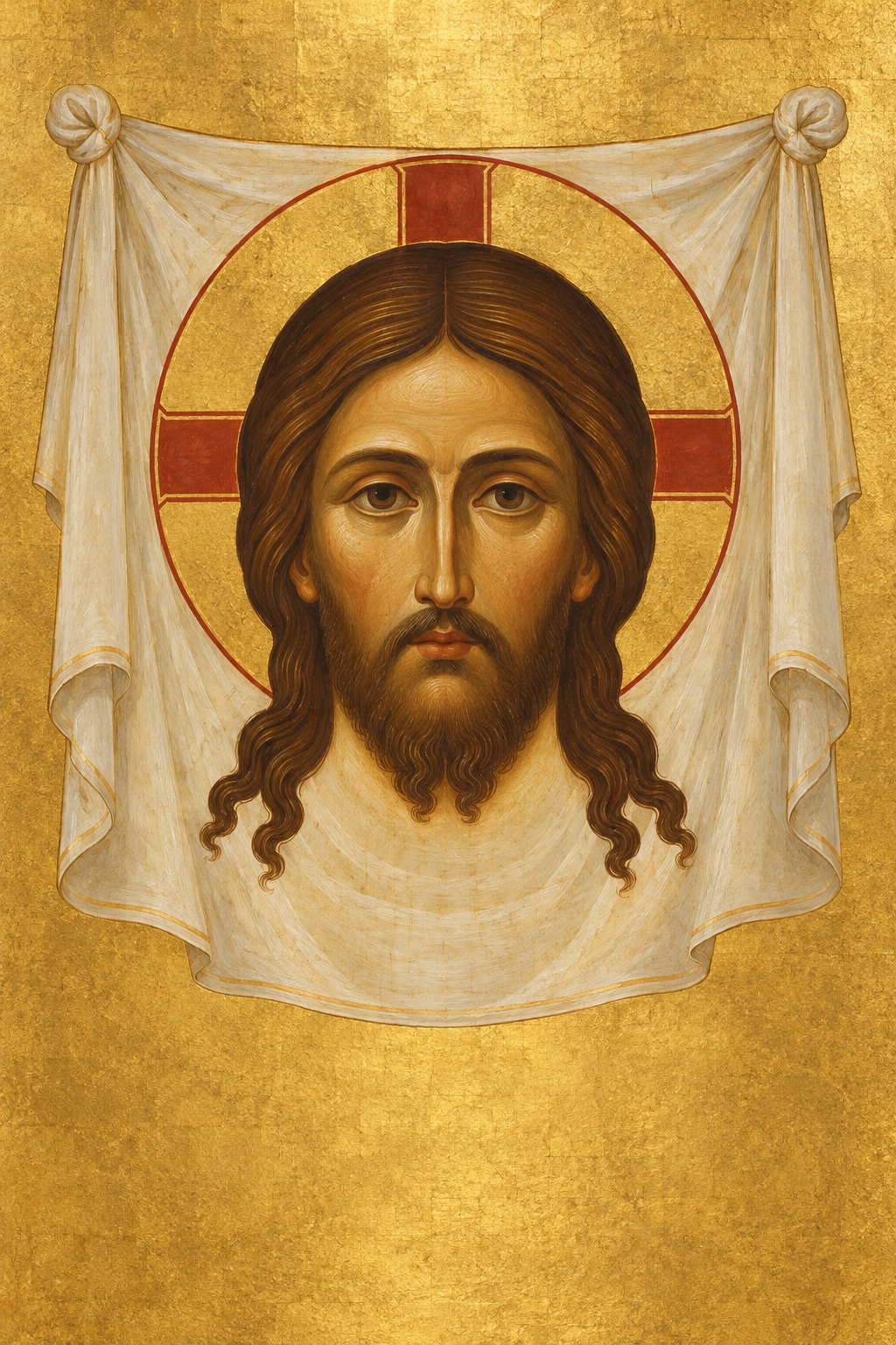 Not Made by Hands Canvas Wall Art - Catholic Wall Art, lifestyle scene